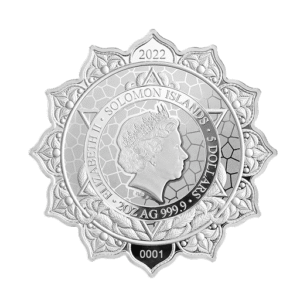 phil lewis seven chakras 2 oz silver antelope of the 4th chakra coin