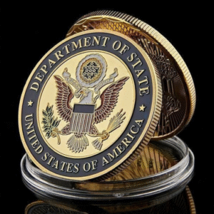 antelope of the 4th chakra – 2oz silver coin with color