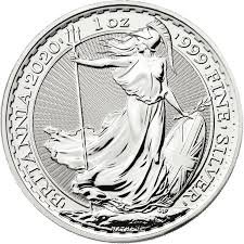 2025 1 oz great britain britannia .999 silver bu coin